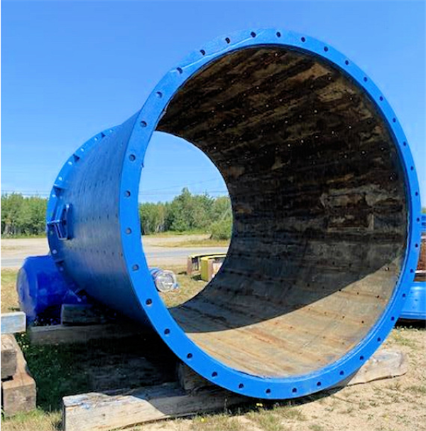 Dominion 10.5' X 14' (3.2m X 4.3m) Ball Mill With 800 Hp (597 Kw) Motor)